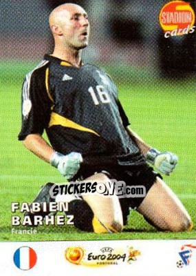 Cromo Fabien Barthez - Stadion Cards 2000-2005 n. 706 - Stadion Cards