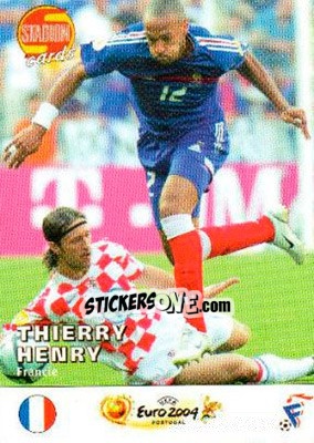 Cromo Thierry Henry - Stadion Cards 2000-2005 n. 707 - Stadion Cards