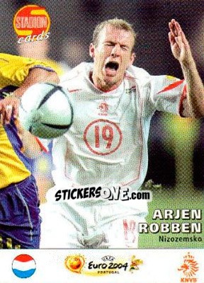 Figurina Arjen Robben - Stadion Cards 2000-2005 n. 716 - Stadion Cards