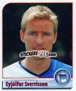 Cromo Eyjölfur Sverrisson - German Football Bundesliga 2001-2002 n. 11 - Panini