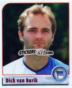 Cromo Dick van Burik - German Football Bundesliga 2001-2002 n. 13 - Panini