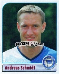 Sticker Andreas Schmidt - German Football Bundesliga 2001-2002 n. 16 - Panini