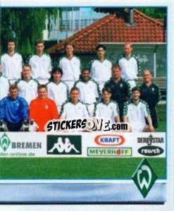 Sticker Mannschaft - German Football Bundesliga 2001-2002 n. 32 - Panini