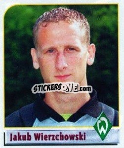 Sticker Jakub Wierzchowski - German Football Bundesliga 2001-2002 n. 37 - Panini