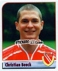 Cromo Christian Beeck - German Football Bundesliga 2001-2002 n. 65 - Panini