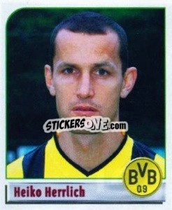 Sticker Heiko Herrlich - German Football Bundesliga 2001-2002 n. 104 - Panini