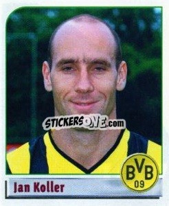 Sticker Jan Koller - German Football Bundesliga 2001-2002 n. 107 - Panini