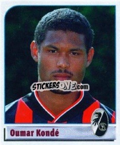 Cromo Oumar Konde - German Football Bundesliga 2001-2002 n. 121 - Panini