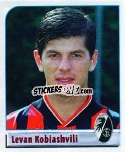 Sticker Levan Kobiashvili - German Football Bundesliga 2001-2002 n. 128 - Panini