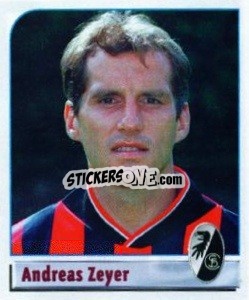 Cromo Andreas Zeyer - German Football Bundesliga 2001-2002 n. 129 - Panini