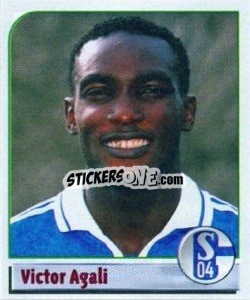 Figurina Victor Agali - German Football Bundesliga 2001-2002 n. 158 - Panini
