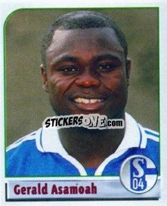 Sticker Gerald Asamoah - German Football Bundesliga 2001-2002 n. 159 - Panini