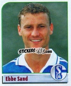 Sticker Ebbe Sand - German Football Bundesliga 2001-2002 n. 161 - Panini