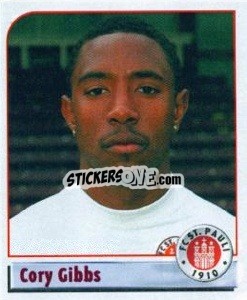 Cromo Cory Gibbs - German Football Bundesliga 2001-2002 n. 175 - Panini