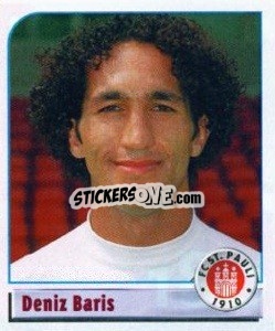 Cromo Deniz Baris - German Football Bundesliga 2001-2002 n. 180 - Panini