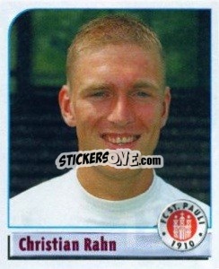 Cromo Christian Rahn - German Football Bundesliga 2001-2002 n. 186 - Panini