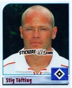 Cromo Stig Töfting - German Football Bundesliga 2001-2002 n. 210 - Panini