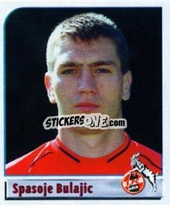 Sticker Spasoje Bulajic - German Football Bundesliga 2001-2002 n. 255 - Panini