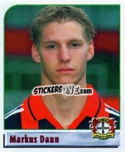 Sticker Markus Daun - German Football Bundesliga 2001-2002 n. 296 - Panini