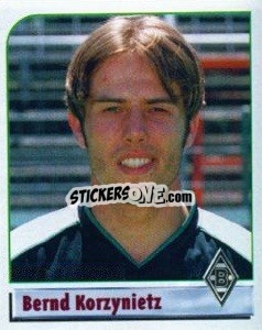 Figurina Bernd Korzynietz - German Football Bundesliga 2001-2002 n. 321 - Panini