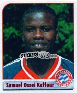 Cromo Samuel Osei Kuffour - German Football Bundesliga 2001-2002 n. 335 - Panini