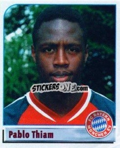 Sticker Pablo Thiam - German Football Bundesliga 2001-2002 n. 339 - Panini