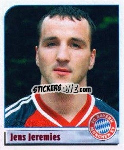 Sticker Jens Jeremies - German Football Bundesliga 2001-2002 n. 342 - Panini