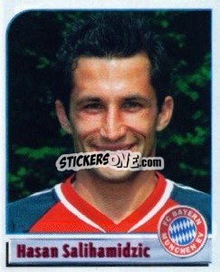 Cromo Hasan Salihamidzic - German Football Bundesliga 2001-2002 n. 346 - Panini