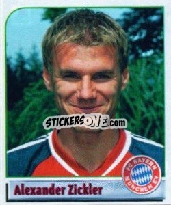 Sticker Alexander Zickler - German Football Bundesliga 2001-2002 n. 347 - Panini