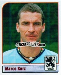 Sticker Marco Kurz - German Football Bundesliga 2001-2002 n. 365 - Panini
