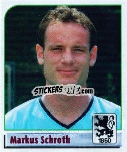 Sticker Markus Schroth - German Football Bundesliga 2001-2002 n. 377 - Panini