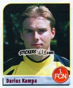 Cromo Darius Kampa - German Football Bundesliga 2001-2002 n. 388 - Panini