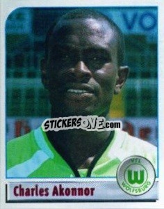Figurina Charles Akonnor - German Football Bundesliga 2001-2002 n. 473 - Panini