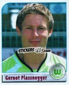 Sticker Gernot Plassnegger - German Football Bundesliga 2001-2002 n. 480 - Panini