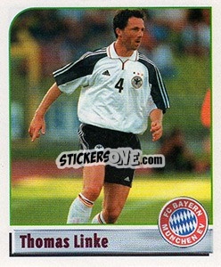 Cromo Thomas Linke - German Football Bundesliga 2001-2002 n. F - Panini