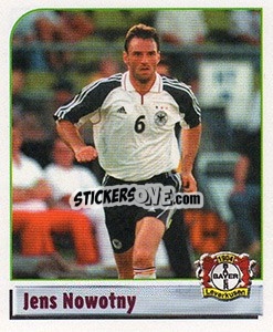 Sticker Jens Nowotny - German Football Bundesliga 2001-2002 n. G - Panini