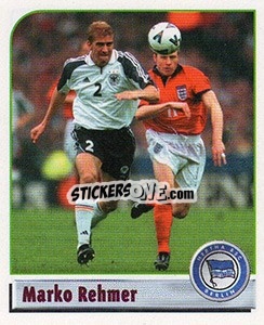 Cromo Marko Rehmer - German Football Bundesliga 2001-2002 n. H - Panini
