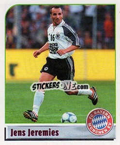 Sticker Jens Jeremies - German Football Bundesliga 2001-2002 n. O - Panini