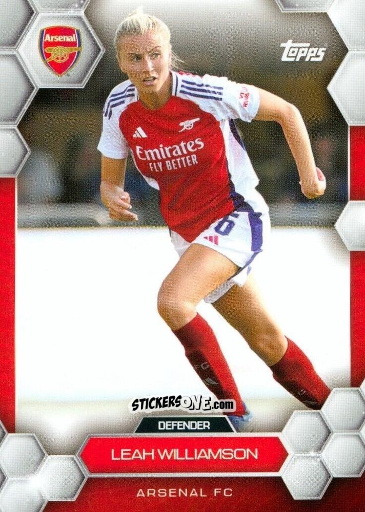 Figurina Leah Williamson - Arsenal 2024-2025 Fan Set
 n. 3 - Topps