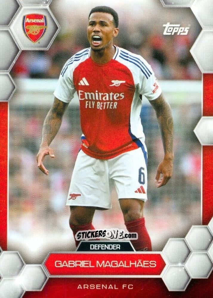 Sticker Gabriel - Arsenal 2024-2025 Fan Set
 n. 4 - Topps