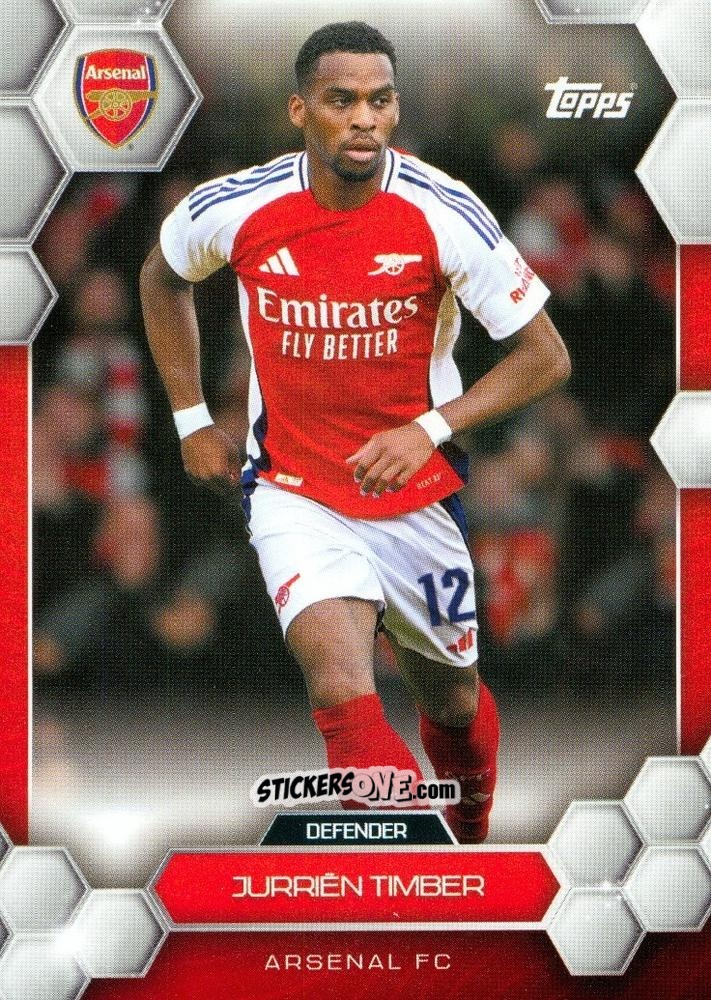 Cromo Jurriën Timber - Arsenal 2024-2025 Fan Set
 n. 6 - Topps