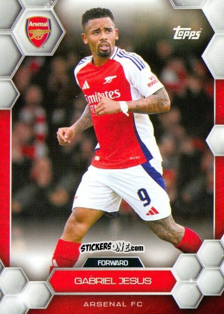 Figurina Gabriel Jesus - Arsenal 2024-2025 Fan Set
 n. 20 - Topps