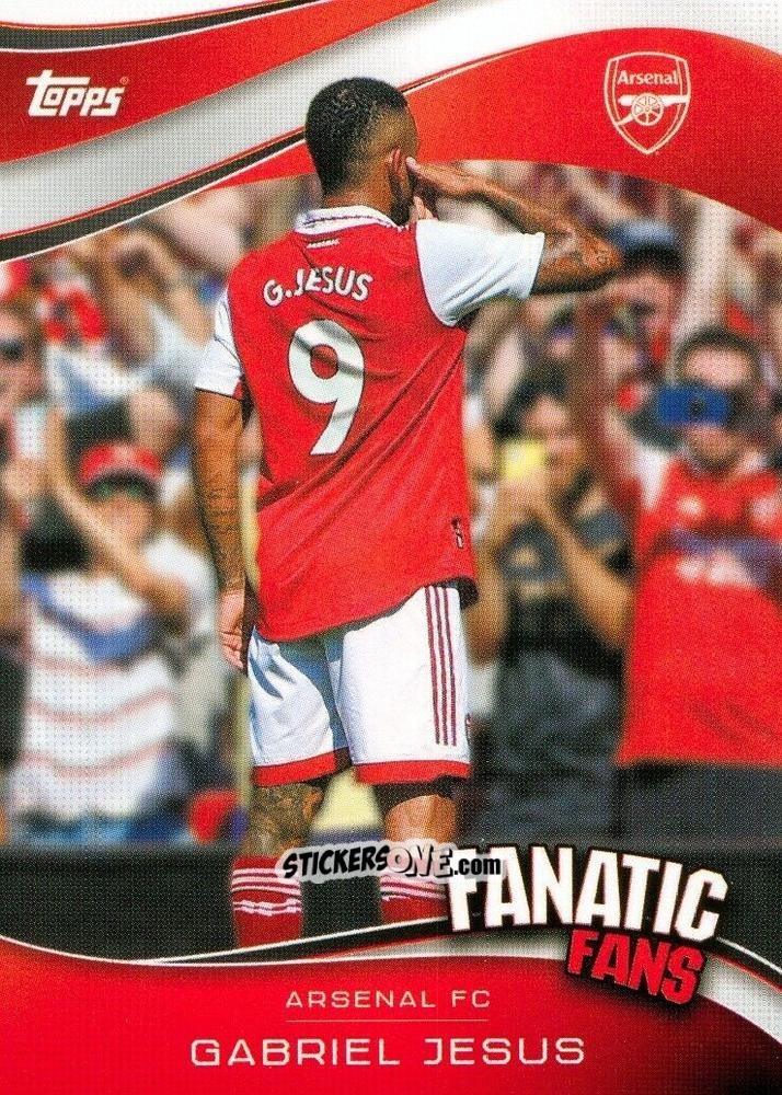 Figurina Gabriel Jesus - Arsenal 2024-2025 Fan Set
 n. FF-5 - Topps