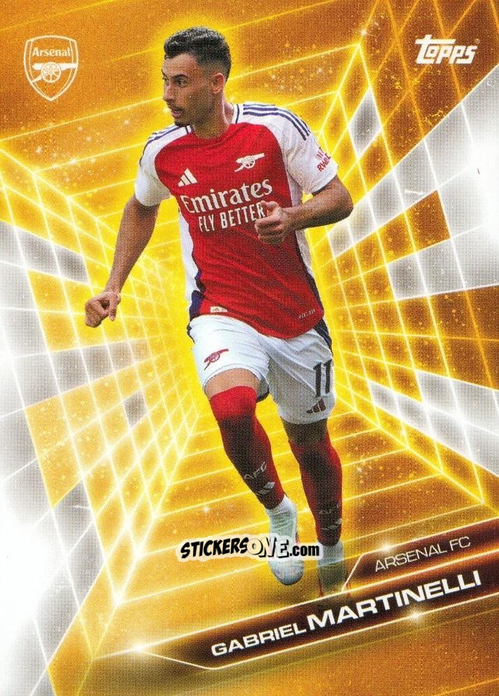 Sticker Gabriel Martinelli - Arsenal 2024-2025 Fan Set
 n. GF-4 - Topps