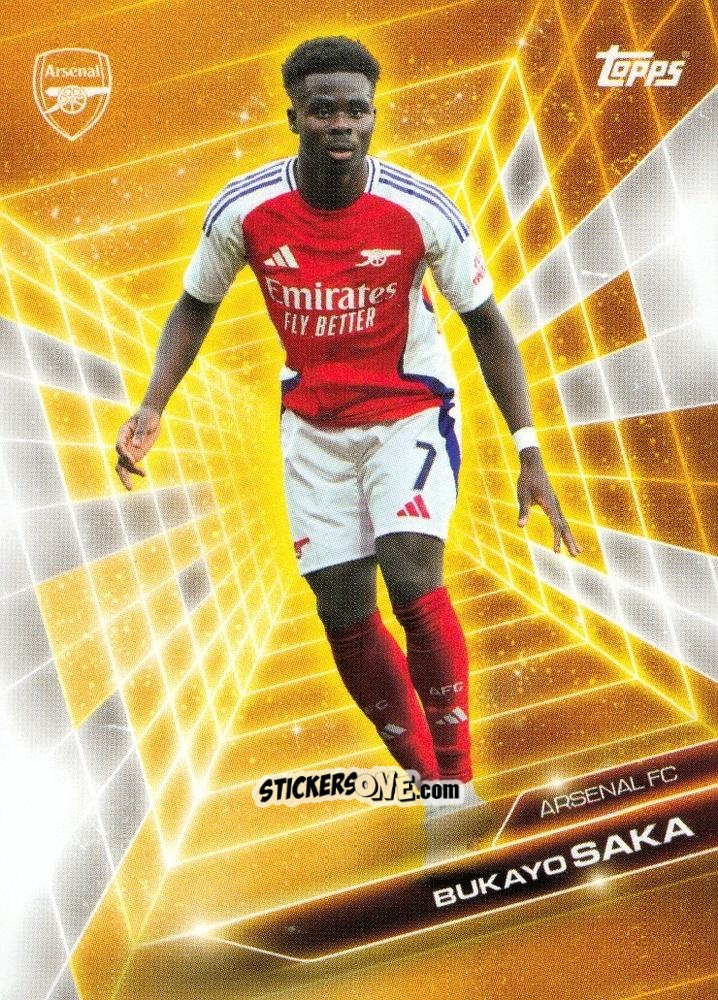 Figurina Bukayo Saka - Arsenal 2024-2025 Fan Set
 n. GF-5 - Topps