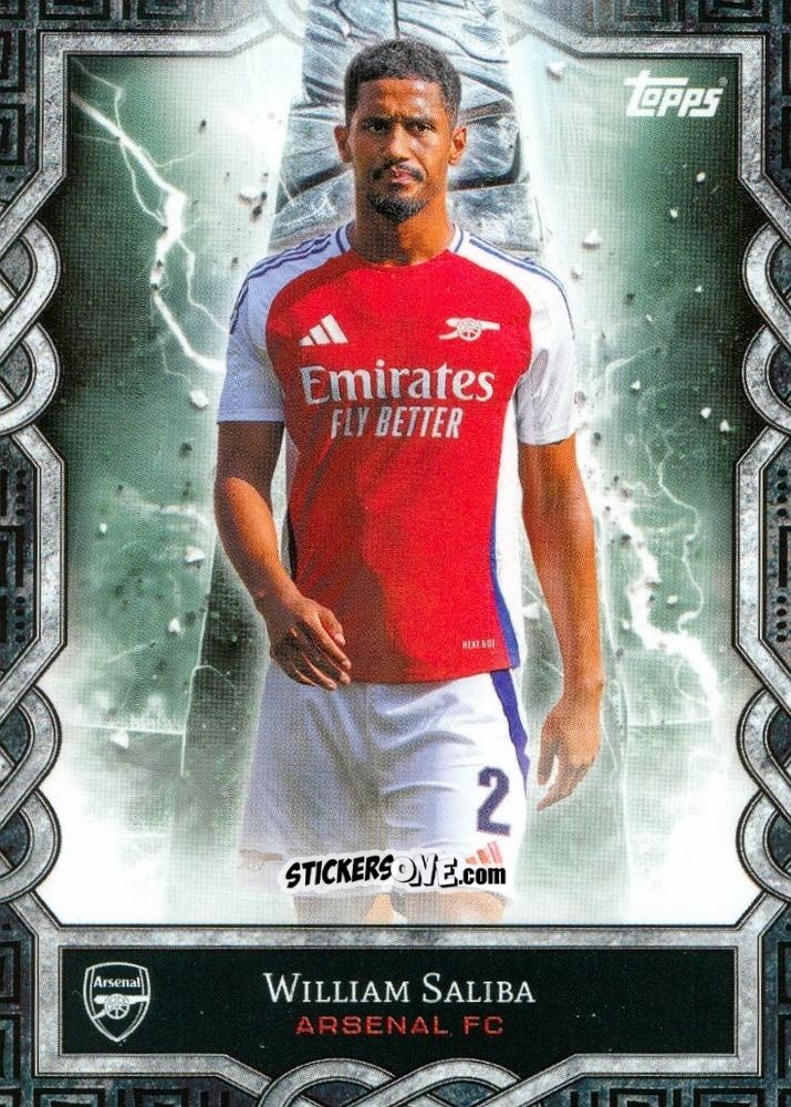 Sticker William Saliba - Arsenal 2024-2025 Fan Set
 n. MO-4 - Topps
