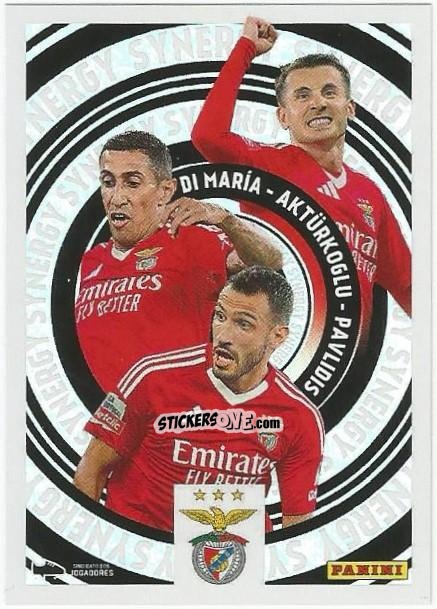 Figurina Di Maria / Akturkoglu / Pavlidis (Benfica) - Futebol 2024-2025
 n. 417 - Panini
