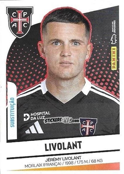Figurina Jérémy LivoIant  (Substituições) - Futebol 2024-2025
 n. 123bis - Panini