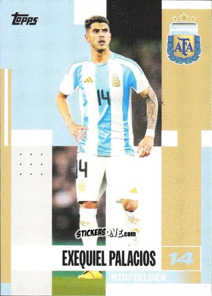 Cromo Exequiel Palacios - Argentina 2024 Team Set
 n. 15 - Topps