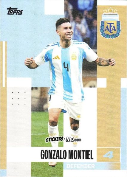 Sticker Gonzalo Montiel - Argentina 2024 Team Set
 n. 2 - Topps